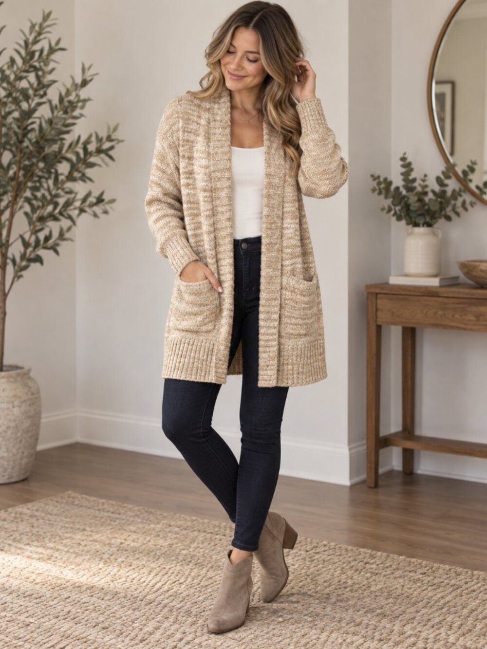 Madewell Open Front Cardigan Sweater